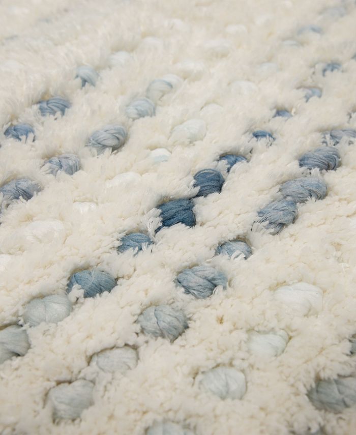 Martha Stewart Collection Bubble 20" x 30" Bath Rug, Created for Macy's