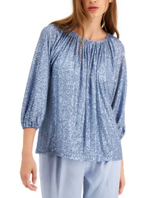 macys sequin top