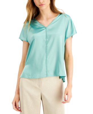 alfani petite tops macys