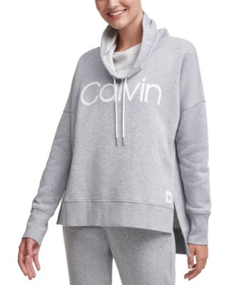 calvin klein performance cowl neck sweatshirt