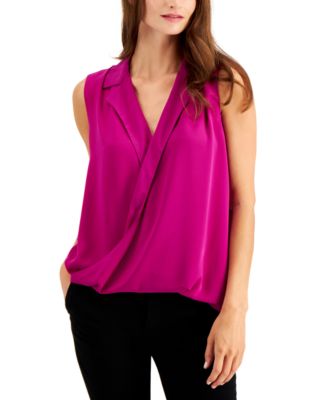 macy's alfani petite tops