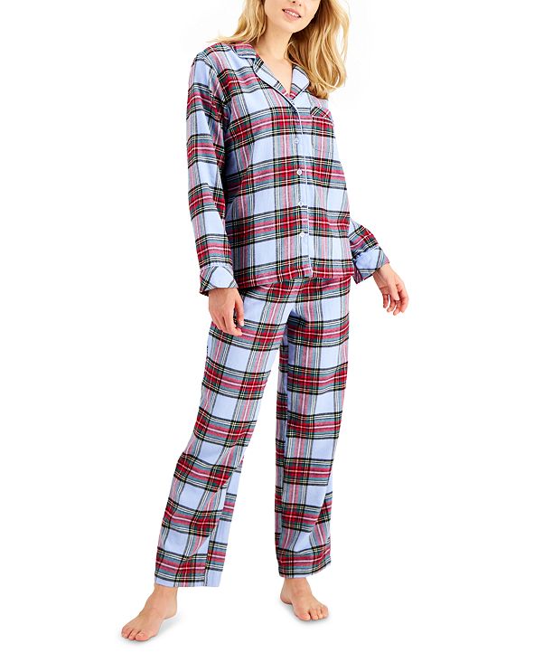Family Pajamas Matching Women's Tartan Family Pajama Set, Created for ...