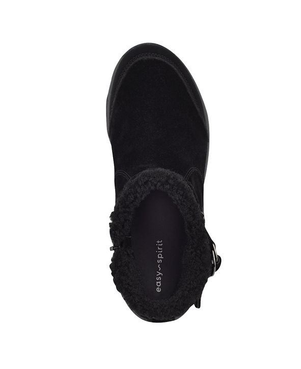 easy spirit womens elk flat heel booties
