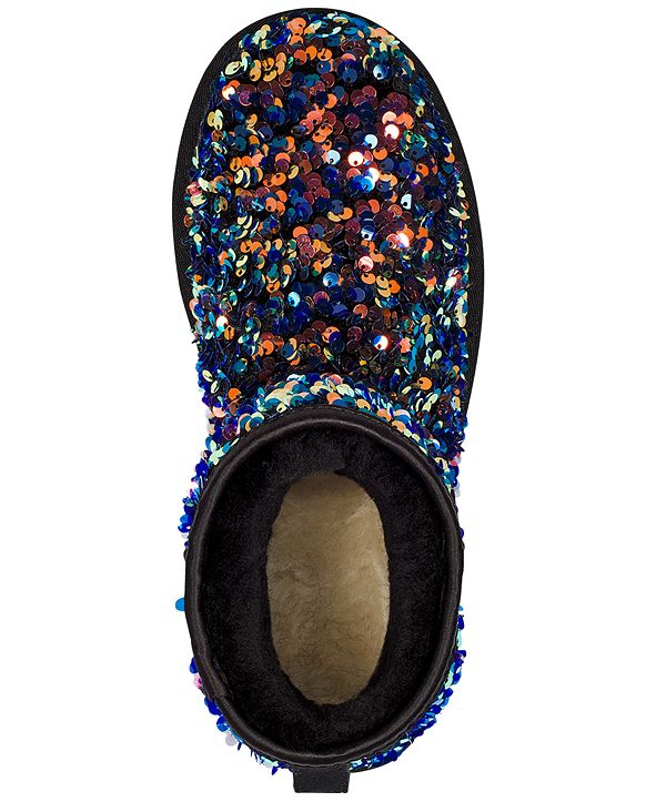 UGG® Mini Stellar Sequined Booties & Reviews - Boots - Shoes - Macy&#39;s