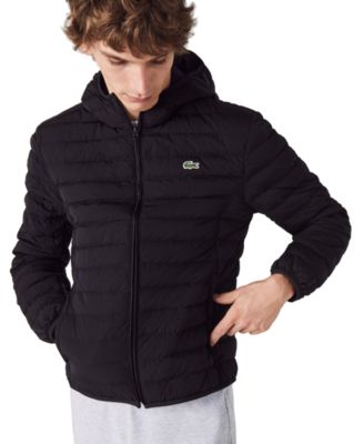 lacoste packable down jacket