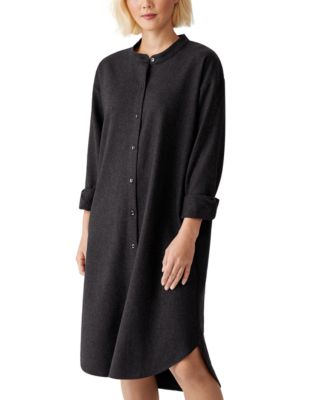 wool shirt dress