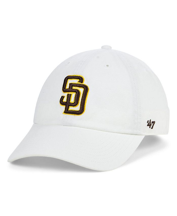 47 Brand San Diego Padres White Clean Up Cap Reviews Mlb Sports Fan Shop Macy S