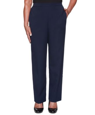 alfred dunner petite pull on pants