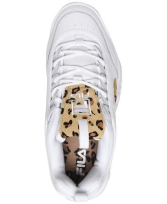sneakers with leopard accent