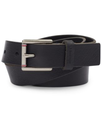 Tommy Hilfiger Men's Black Leather Belt 
