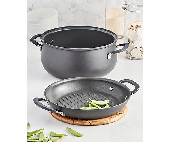 Belgique 2in1 Nonstick Aluminum 7.5Qt. Dutch Oven with Griddle Lid