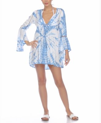 tie dye cover up dress
