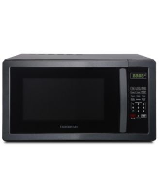 Микроволновая печь Farberware Classic FMO11AHTBSB мощностью 1000 Вт, 1,1 кубических фута, Черная нержавеющая сталь