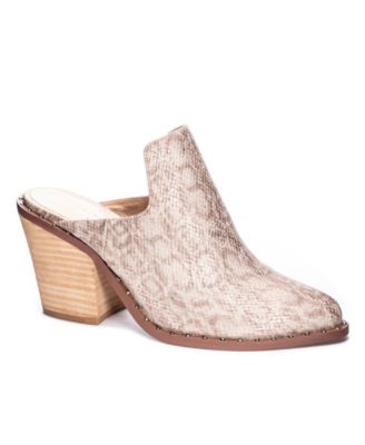 macys mules and slides