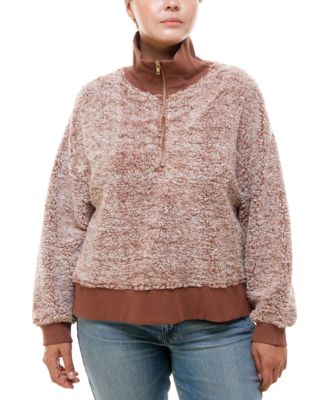 sherpa sweater plus size