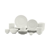 42-Piece Tabletops Unlimited Inspiration Soft Square Dinnerware Set (Service for 6)