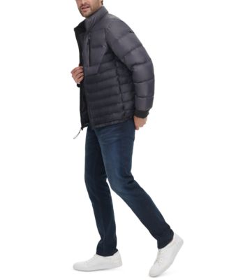 calvin klein men's seamless down puffer jacket