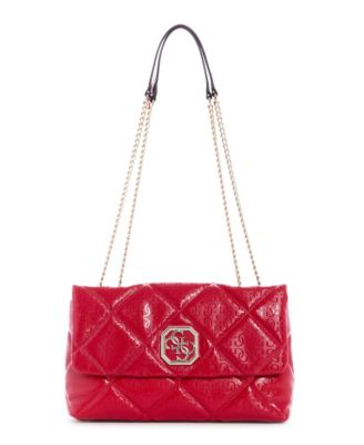 Dilla Quilted Logo Convertible Flap Crossobdy