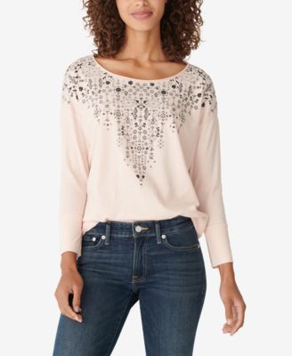 lucky brand plus size tops macys