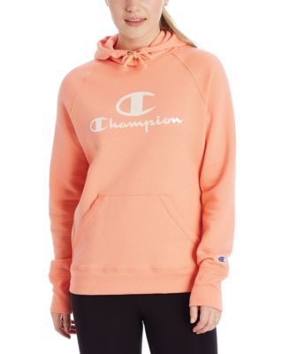 champion logo hoodie women's