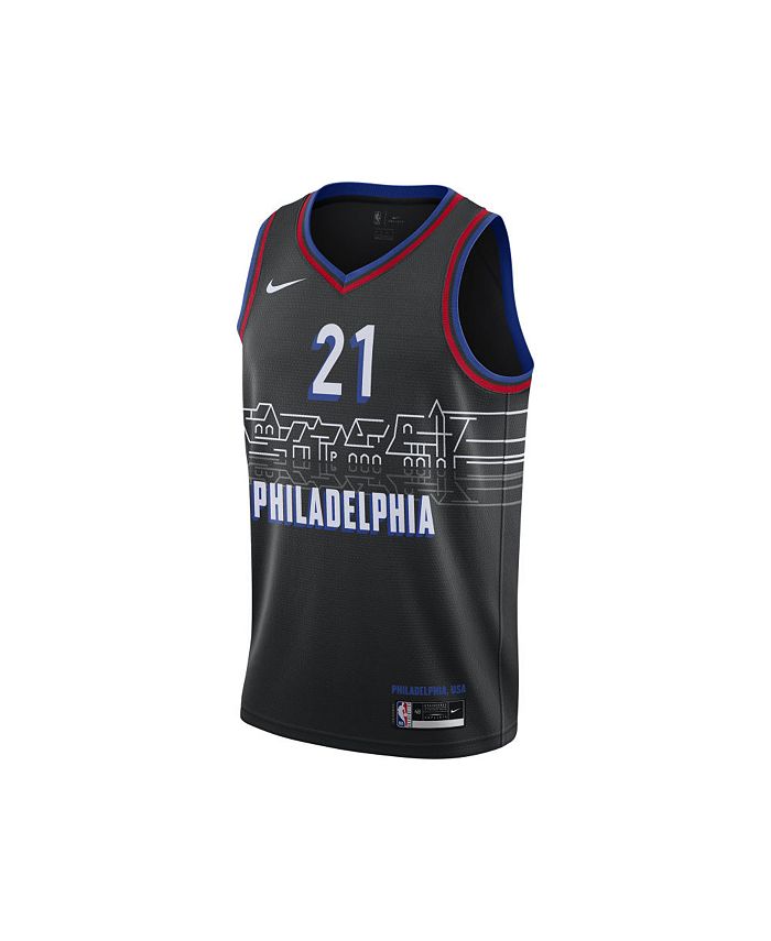Nike Philadelphia 76ers Men S City Edition Swingman Jersey Joel Embiid Reviews Nba Sports Fan Shop Macy S