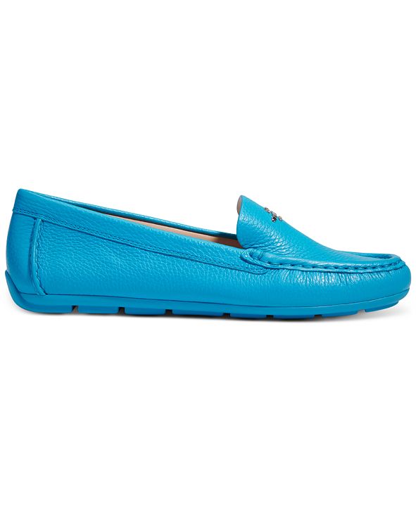 coach marley driver loafers blue