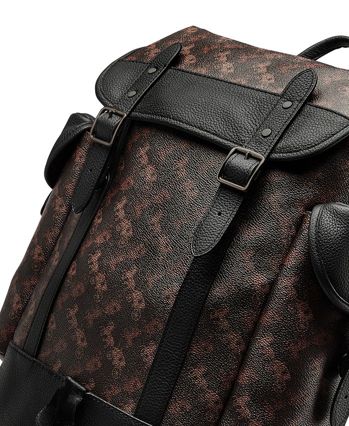 coach men's hitch backpack