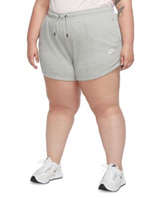 women's french terry shorts plus size