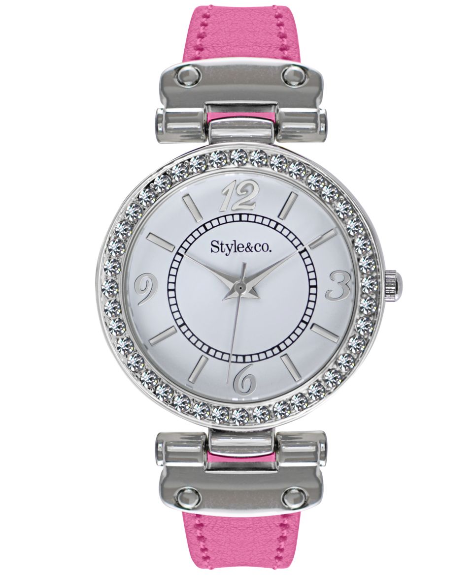 Style&co. Womens Pink Strap Watch 40mm SC1435   Watches   Jewelry & Watches