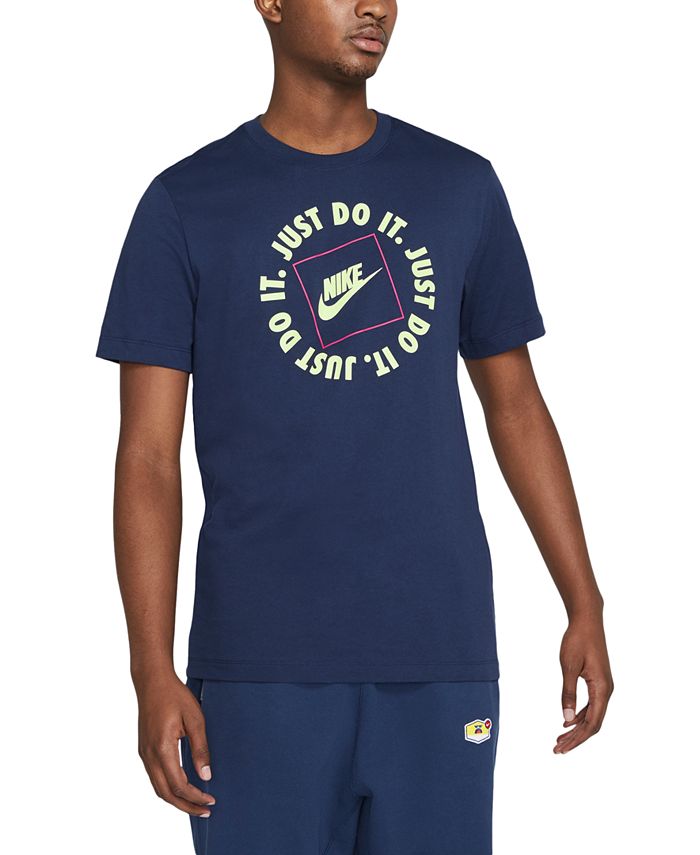 Nike Men's Sportswear JDI Circle Logo Graphic T-Shirt & Reviews - All ...