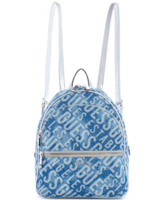 denim guess backpack