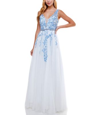 macys white gowns