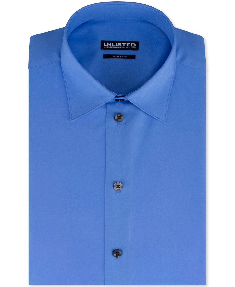Unlisted by Kenneth Cole Solid Dress Shirt   Dress Shirts   Men