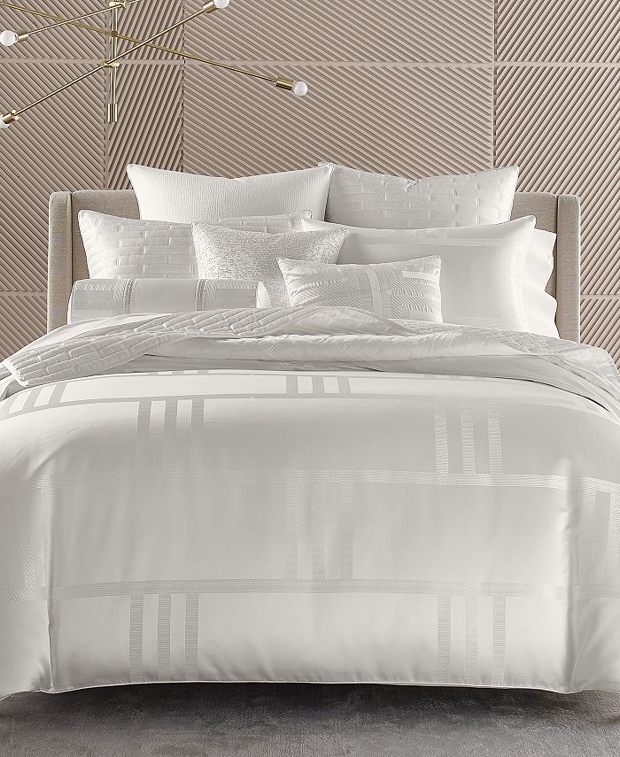 Hotel Collection Structure Duvet Cover, Full/Queen, Created for Macy's & Reviews Duvet Covers