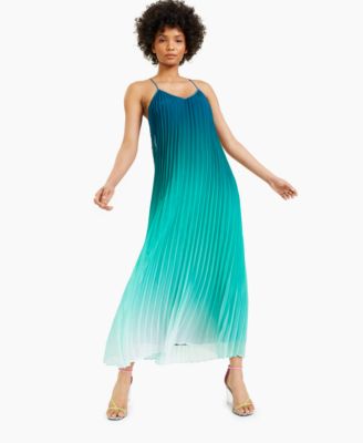 macys green dresses