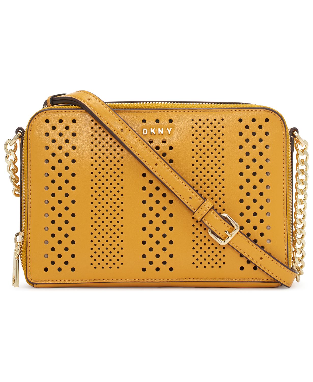 Felicia Double Zip Leather Crossbody