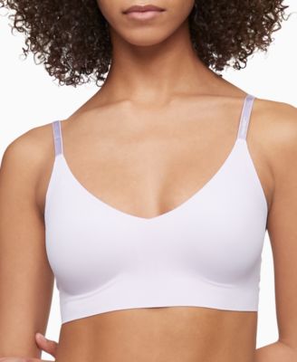 calvin klein invisibles comfort lightly lined triangle bralette qf5753