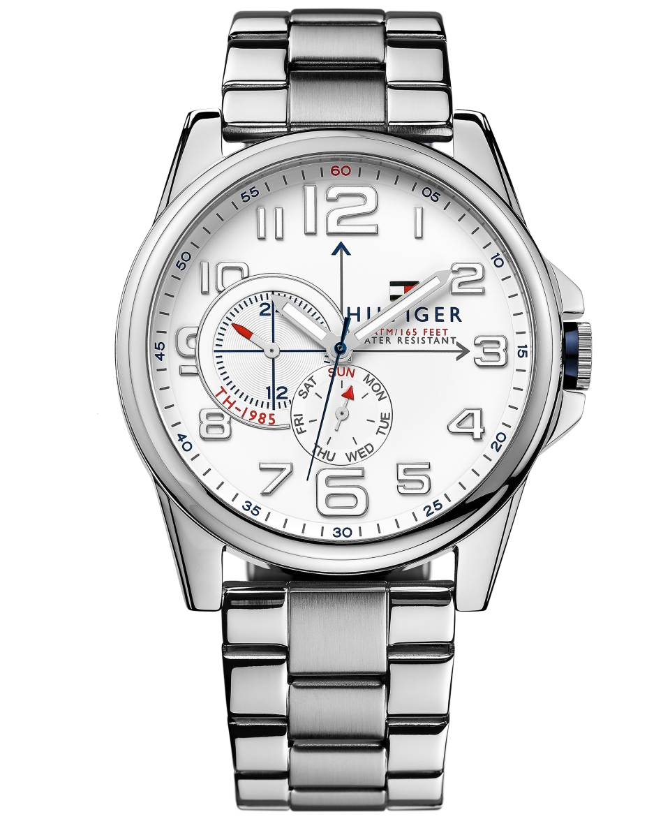 Tommy Hilfiger Mens Stainless Steel Bracelet Watch 46mm 1791006   Watches   Jewelry & Watches