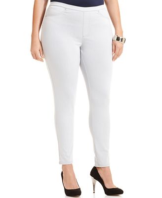 Style&co. Plus Size Twill Pull-On Jeggings - Pants & Capris - Plus ...