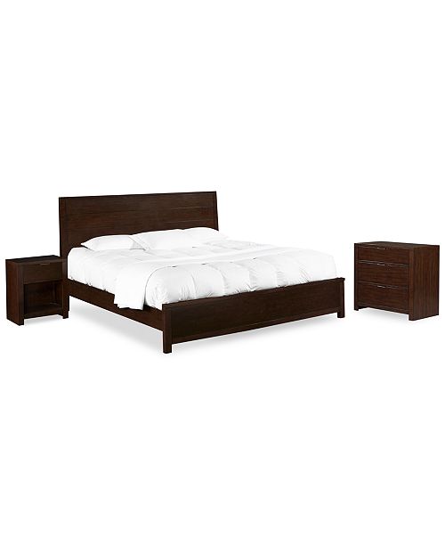 Furniture Tribeca Full 3 Pc Set Created For Macy S Bed Nightstand Chest Reviews Furniture Macy S