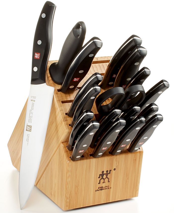 J.A. Henckels Zwilling Twin Signature 19 Piece Kitchen Cutlery Knife ...