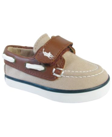 Ralph Lauren Toddler Boys' Sander-CL EZ Boat Shoes - Kids - Macy's
