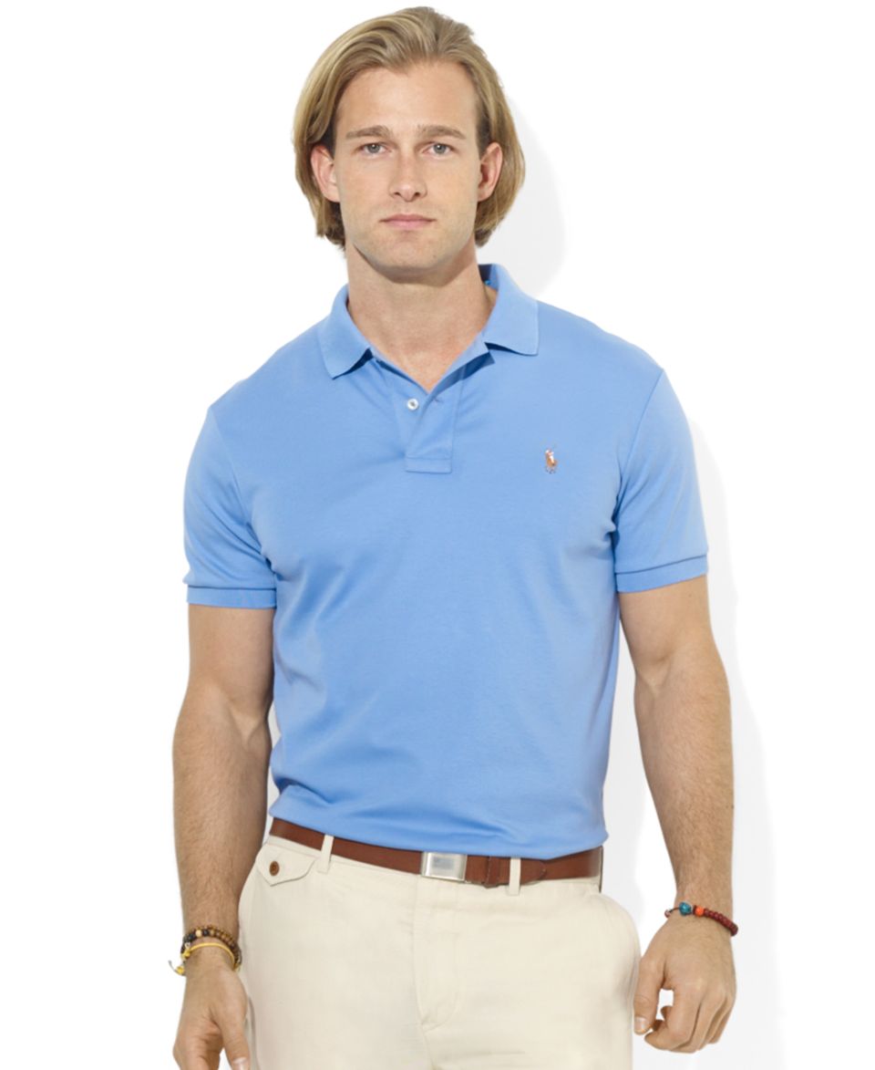 Polo Ralph Lauren Striped Pima Soft Touch Polo   Polos   Men