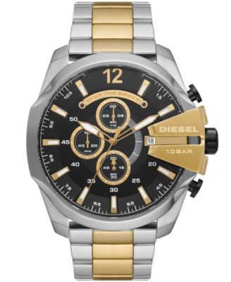 Мужские часы Diesel Mega Chief, 51 мм, двухцветные