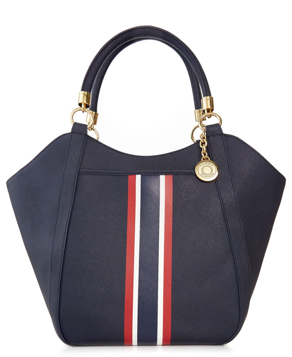 Tommy Hilfiger Mini Saffiano Leather Shopper   Handbags & Accessories