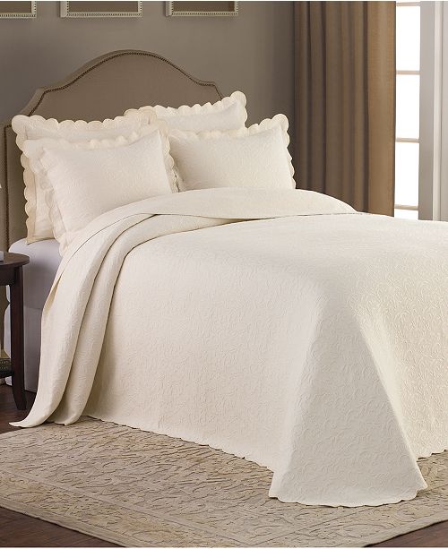 Lamont Claire Matelasse Ivory King Bedspread Reviews Quilts Bedspreads Bed Bath Macy S