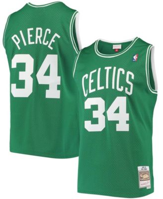 Мужская футболка Mitchell & Ness Paul Pierce Kelly Green Boston Celtics Hardwood Classics Swingman