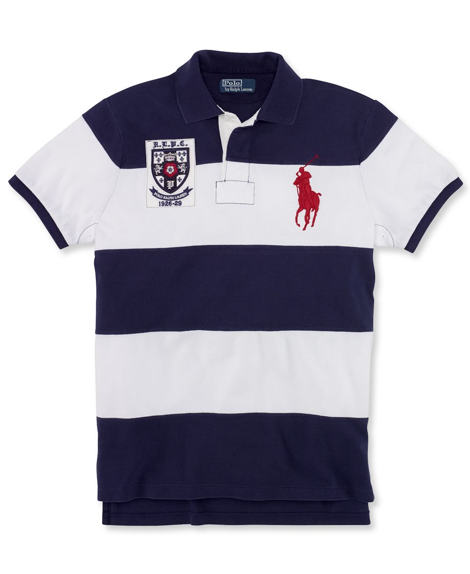 Polo Ralph Lauren Big and Tall Shirt, Classic Fit Short Sleeve Jockey Club Polo   Polos   Men