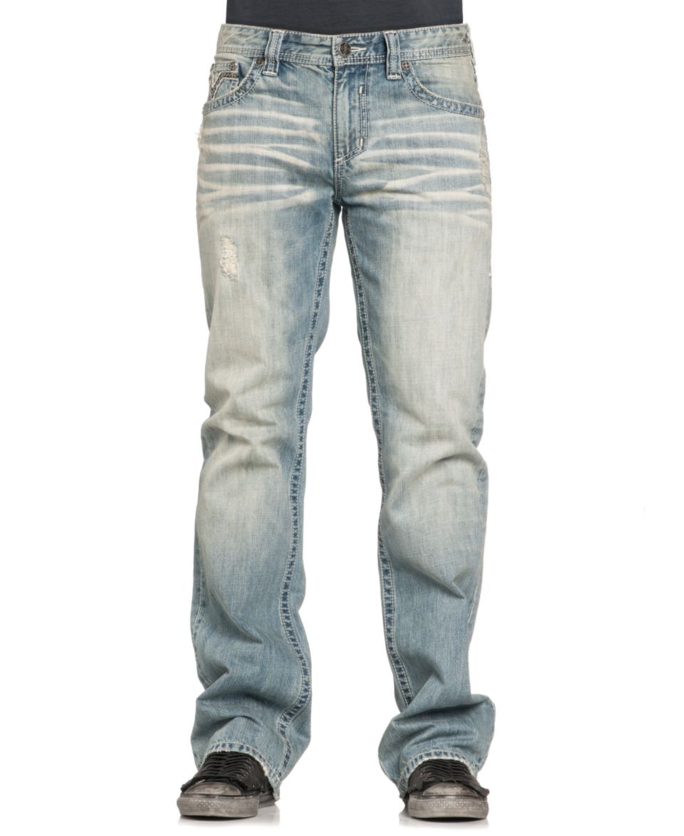 Affliction Straight Leg Gage Shiva Grey Jeans   Jeans   Men