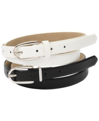 I.N.C. International Concepts 2-Pk Snake - Solid Belt, созданный для Macys